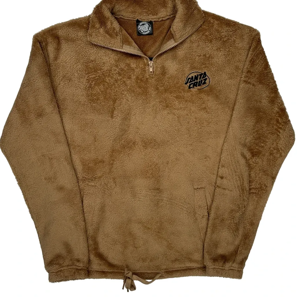 Santa Cruz Fleece - Small Brown Polyester - Image 5