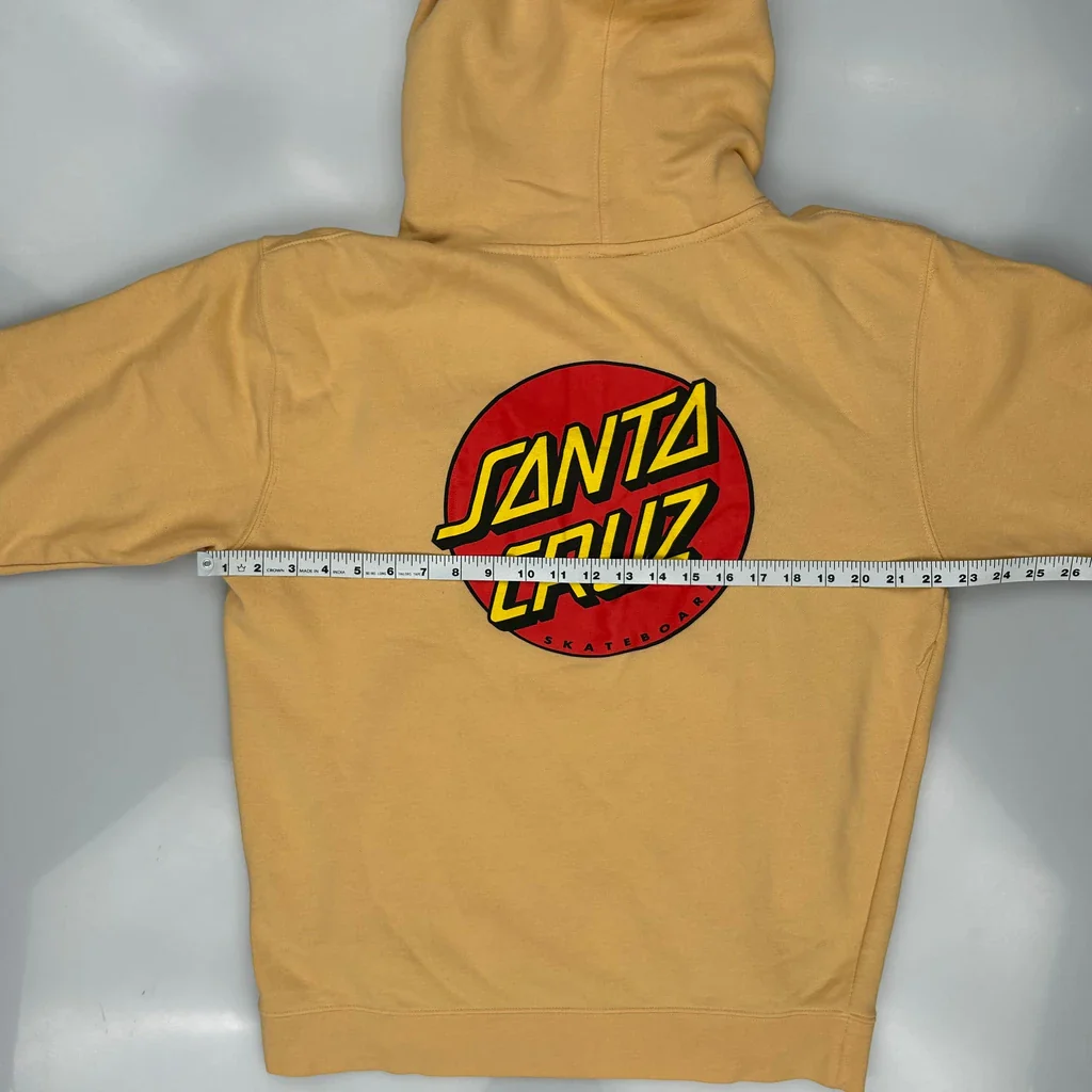 Santa Cruz Hoodie - Large Yellow Cotton - Image 3