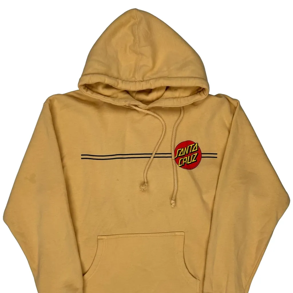 Santa Cruz Hoodie - Large Yellow Cotton - Image 4