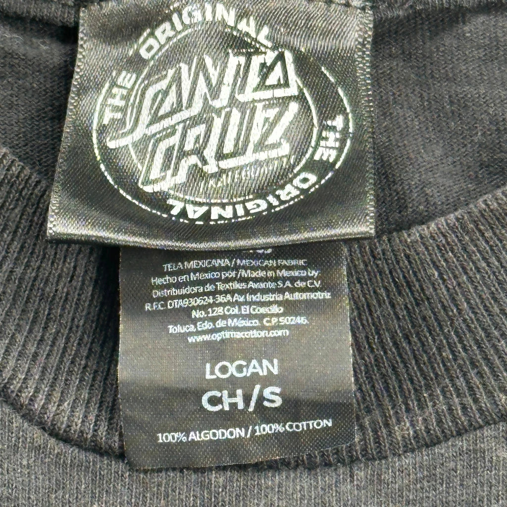 Santa Cruz T-Shirt - Small Black Cotton - Image 3
