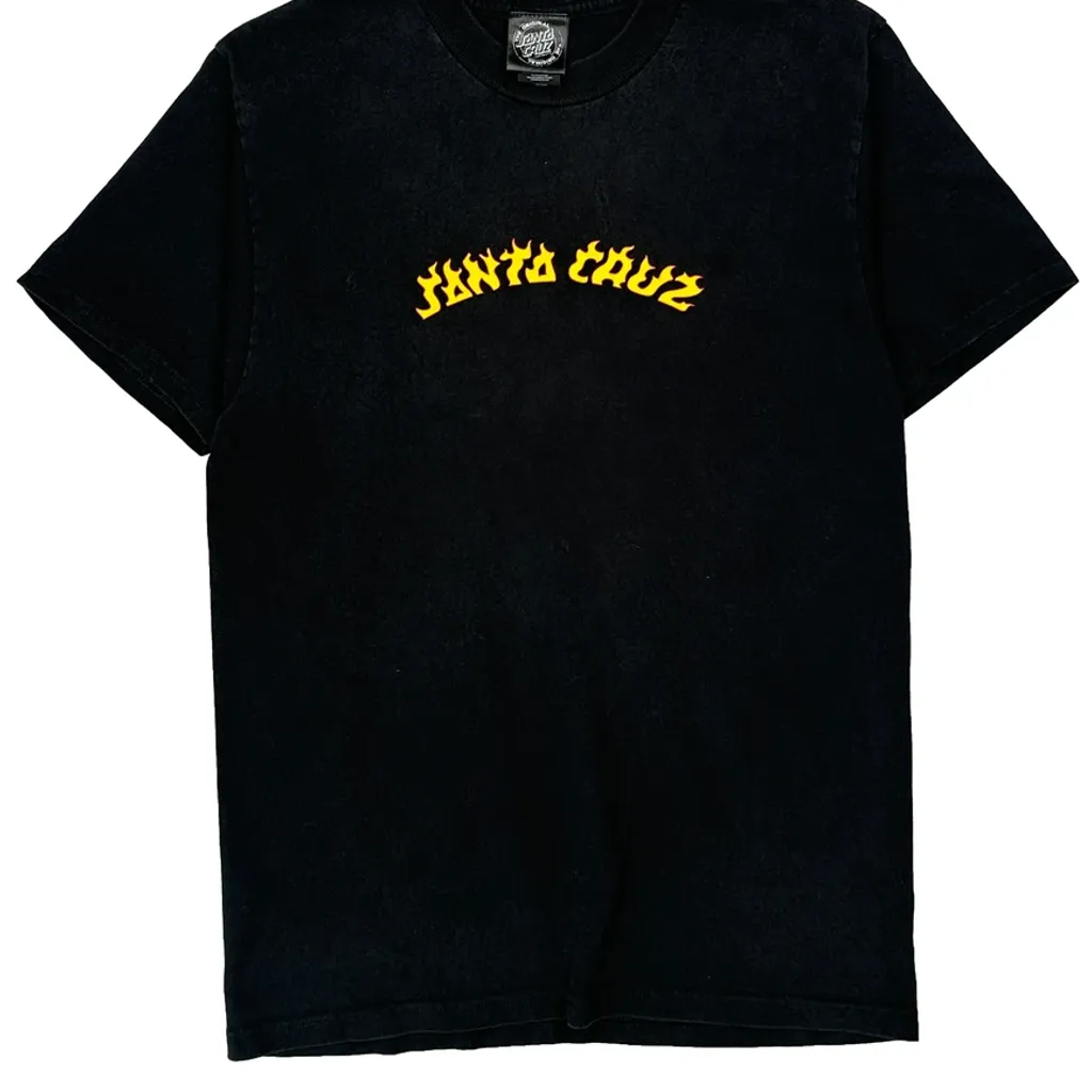 Santa Cruz T-Shirt - Small Black Cotton - Image 4