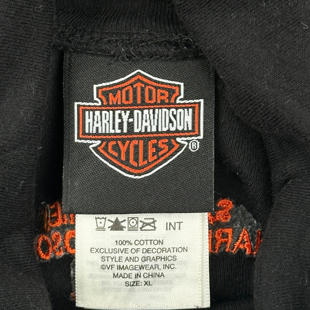 Sauk Prairie Harley-Davidson Harley Davidson Spellout Rollneck - XL Black Cotton - Image 3