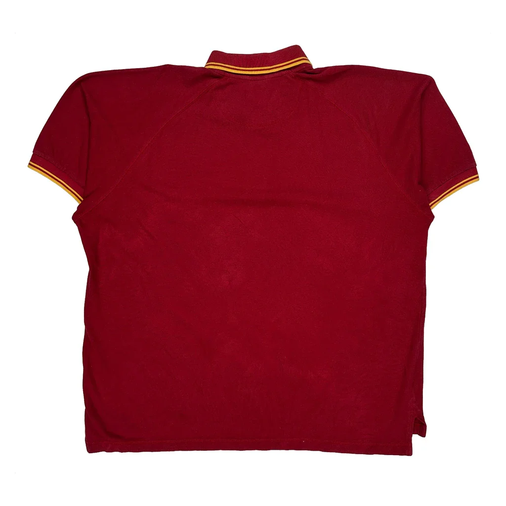 Sc Nike College Polo Shirt - Large Red Cotton - Image 2