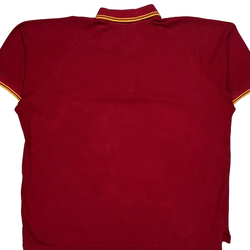 Sc Nike College Polo Shirt - Large Red Cotton - Image 7