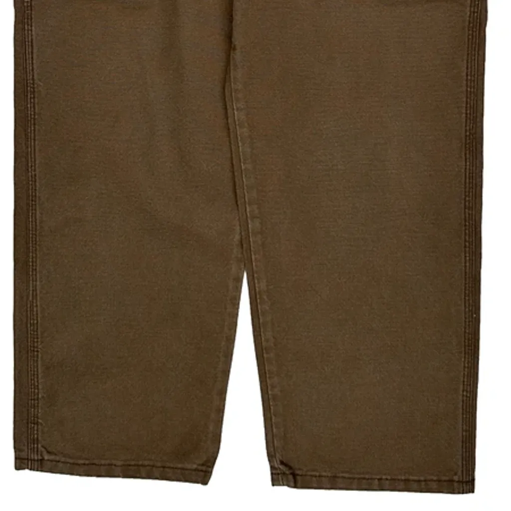 Schmidt Carpenter Trousers - 35W 30L Brown Cotton - Image 10