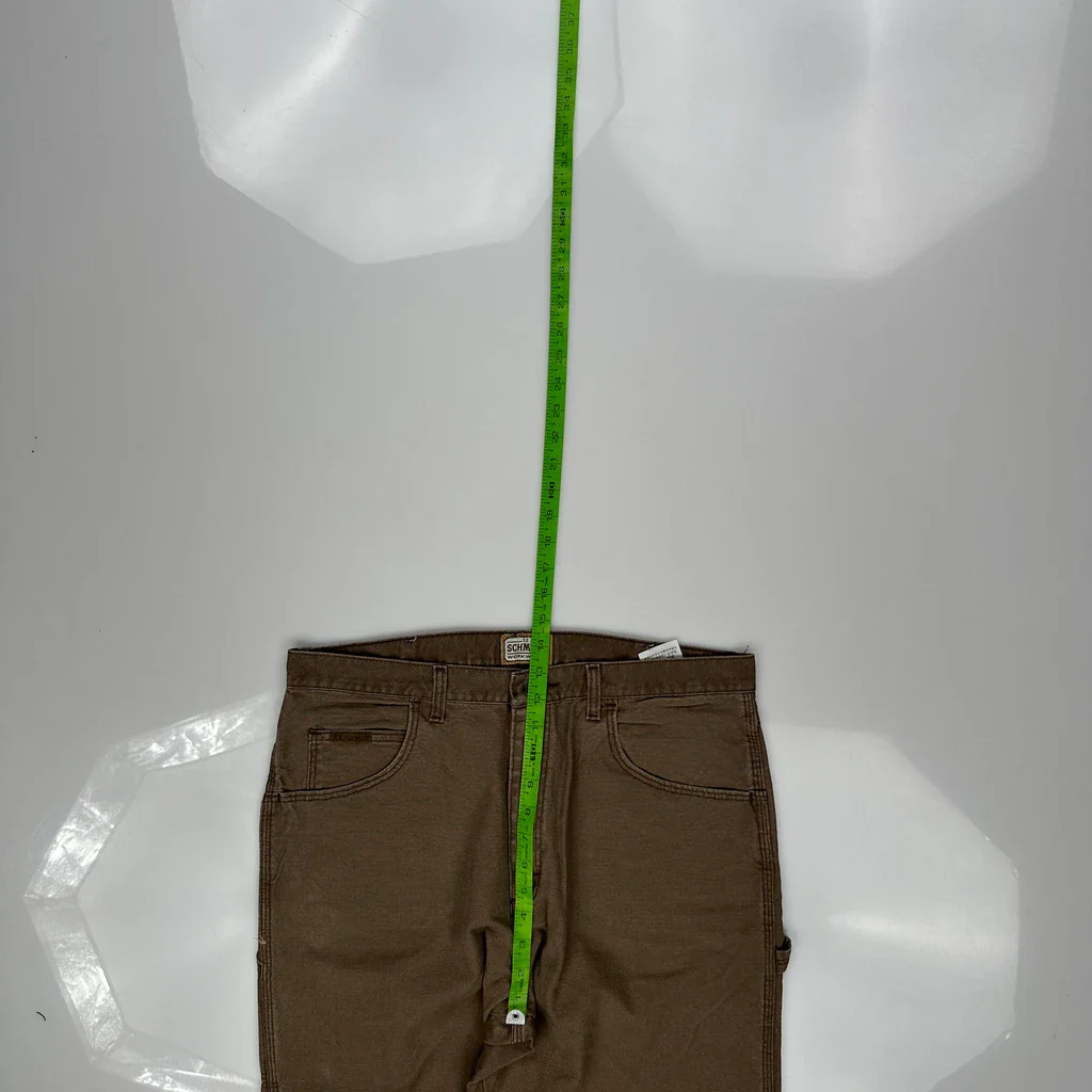 Schmidt Carpenter Trousers - 35W 30L Brown Cotton - Image 4