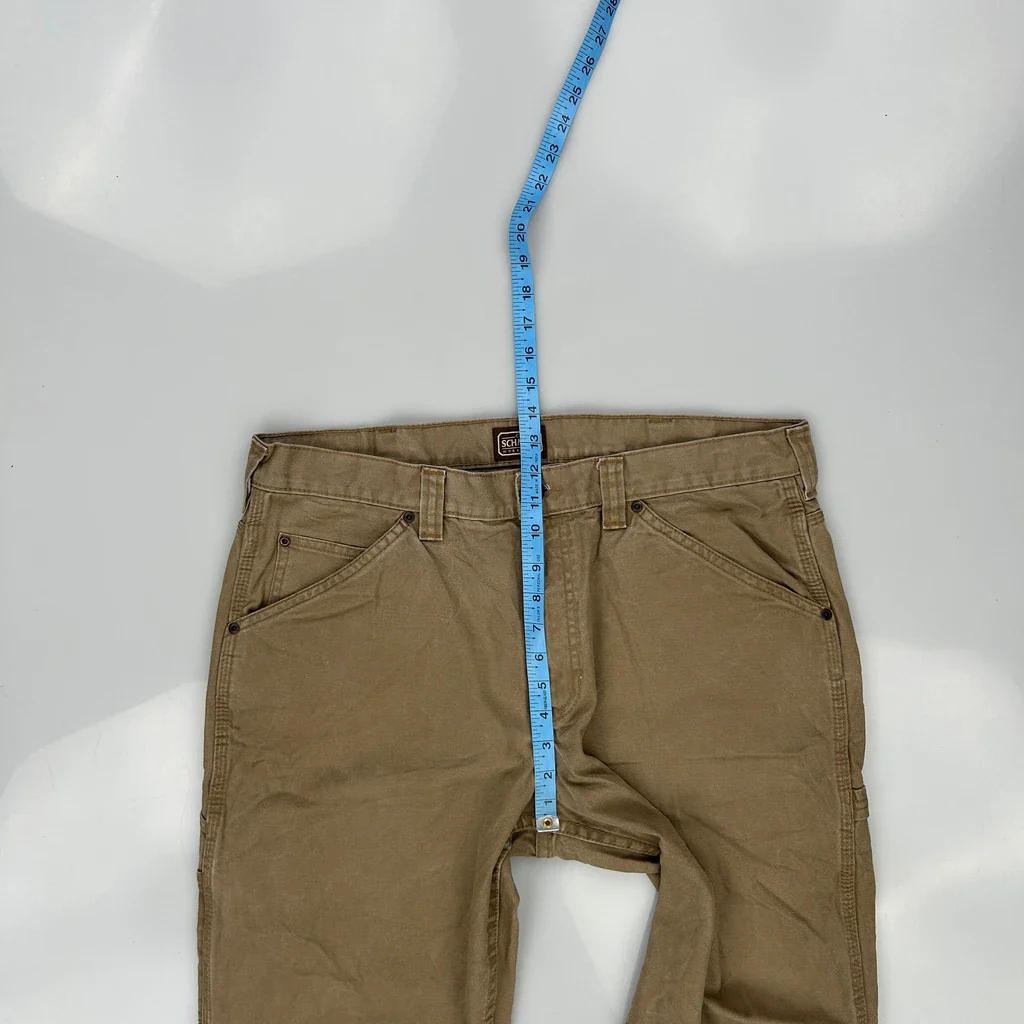 Schmidt Carpenter Trousers - 38W 30L Brown Cotton - Image 4