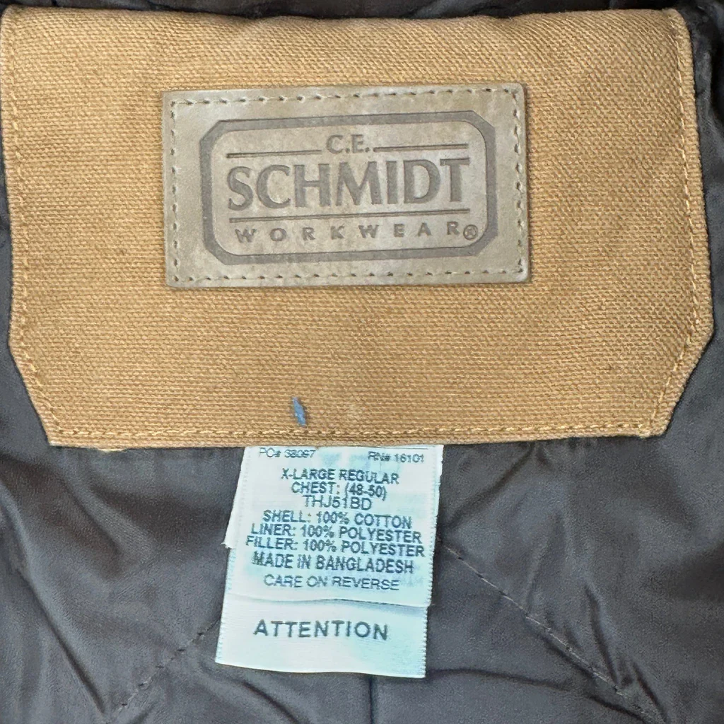 Schmidt Workwear Jacket - XL Brown Cotton - Image 3