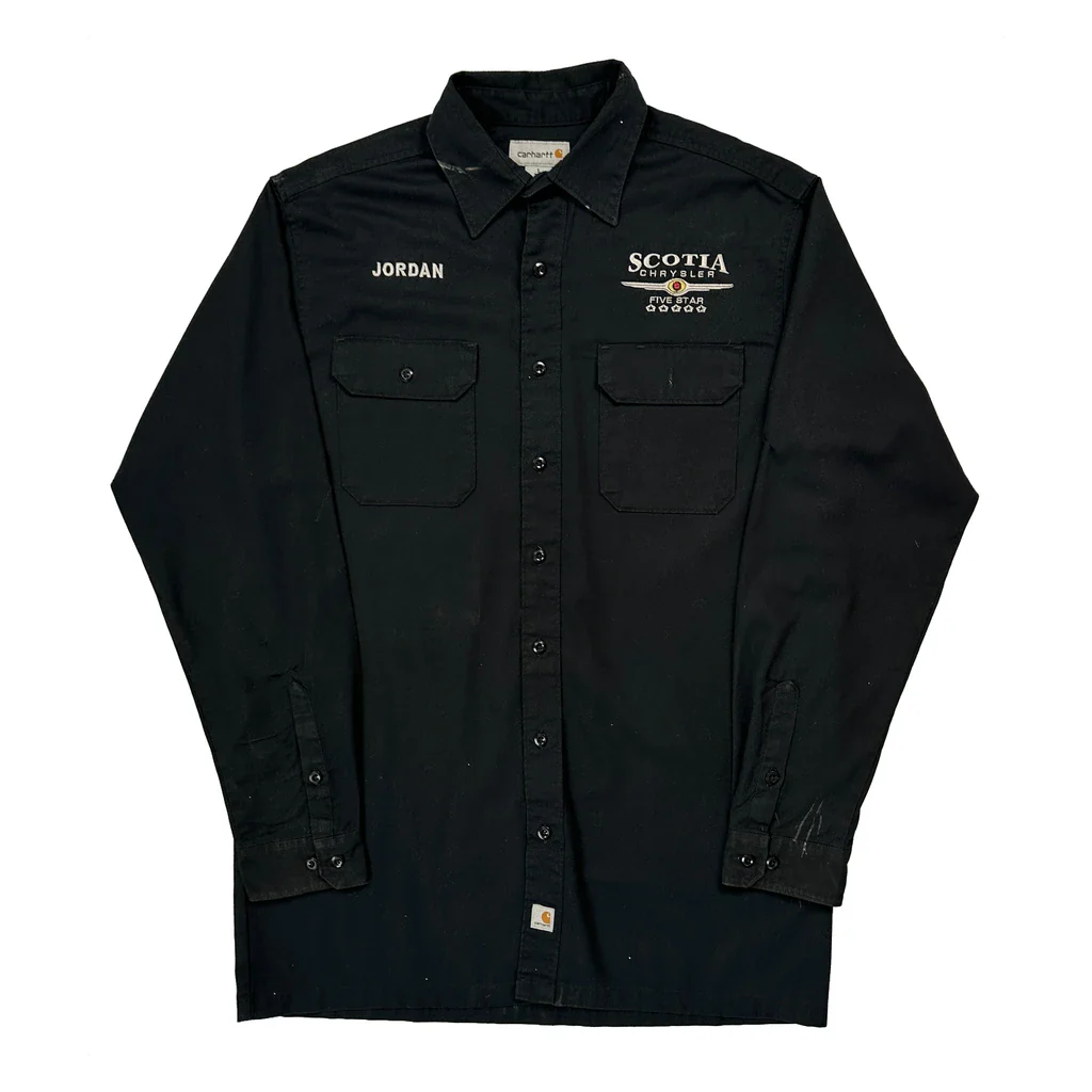 Scotia Chrysler Carhartt Tall Shirt - Large Black Cotton