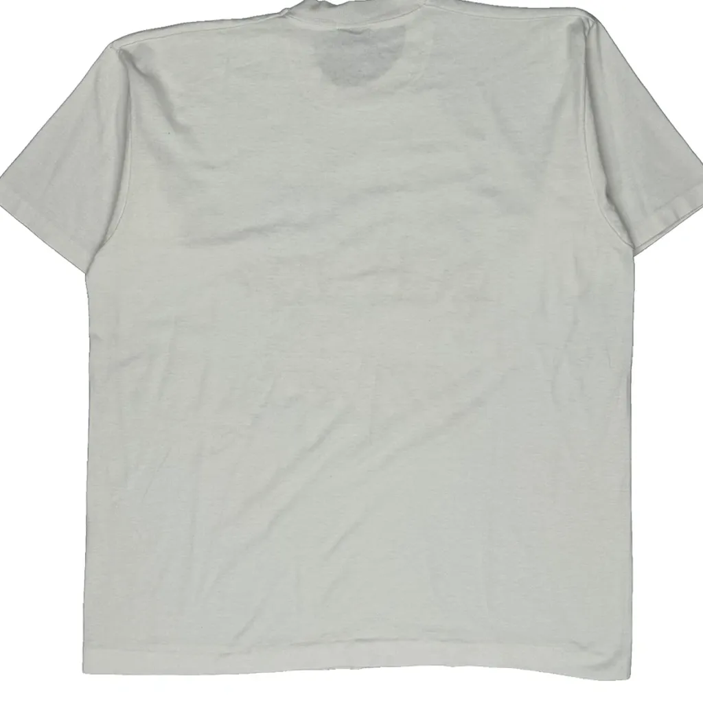 Screen Stars Graphic T-Shirt - XL White Cotton Blend - Image 6
