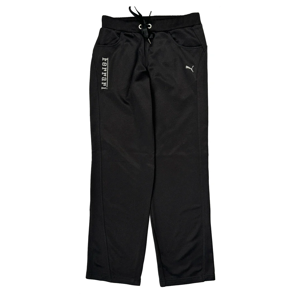 Scuderia Ferrari Puma Track Pants - Small Black Polyester