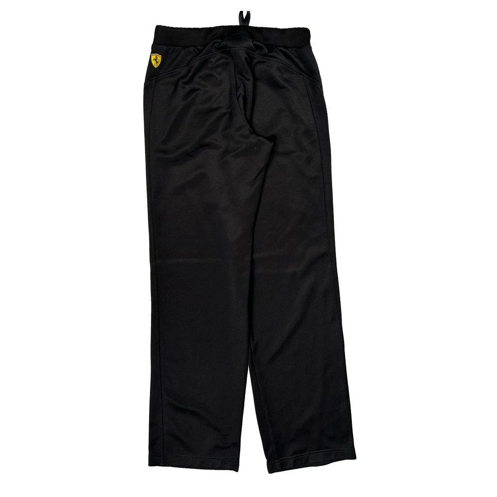 Scuderia Ferrari Puma Track Pants - Small Black Polyester - Image 2
