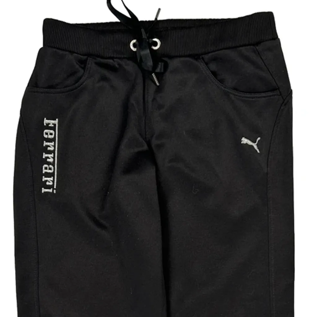 Scuderia Ferrari Puma Track Pants - Small Black Polyester - Image 5