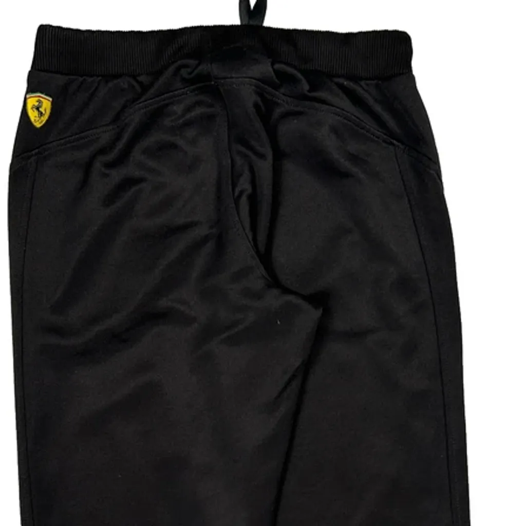 Scuderia Ferrari Puma Track Pants - Small Black Polyester - Image 7