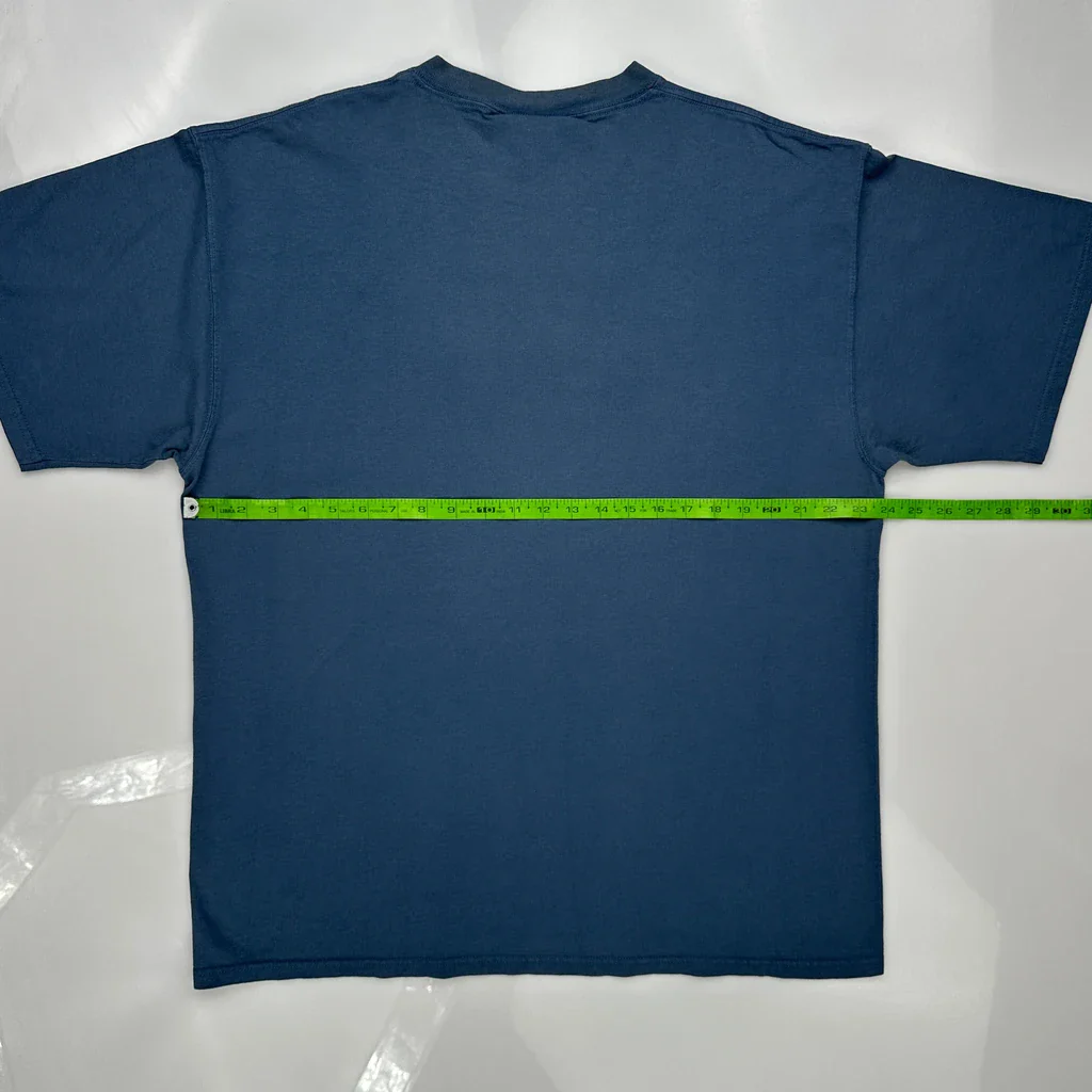 Seahawks Nfl T-Shirt - Large Blue Cotton - Image 3