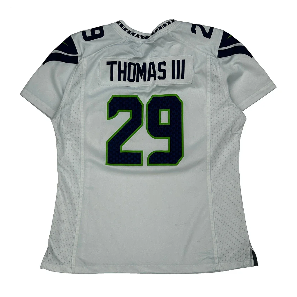 Seahawks Nike Nfl Jersey - Large White Polyester - Image 2