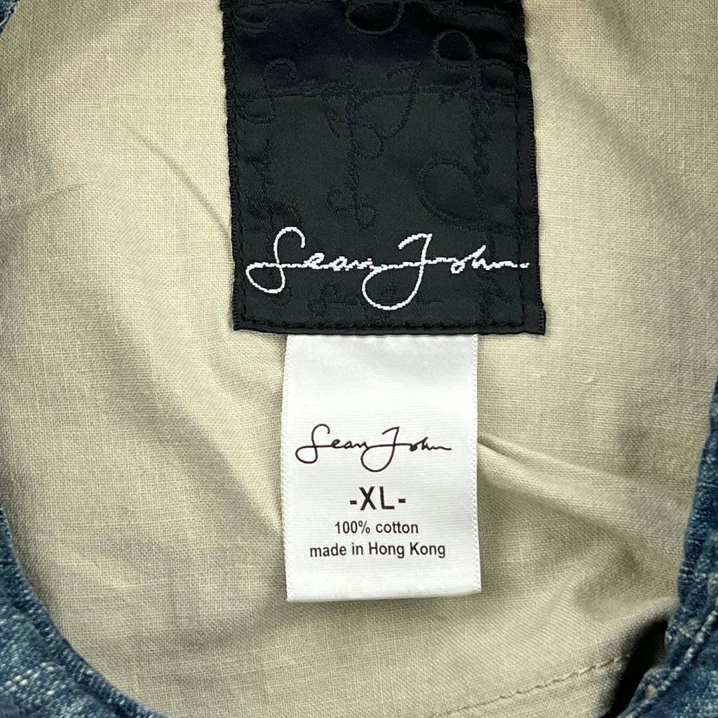 Sean John Oversized Denim Shirt - XL Blue Cotton - Image 3