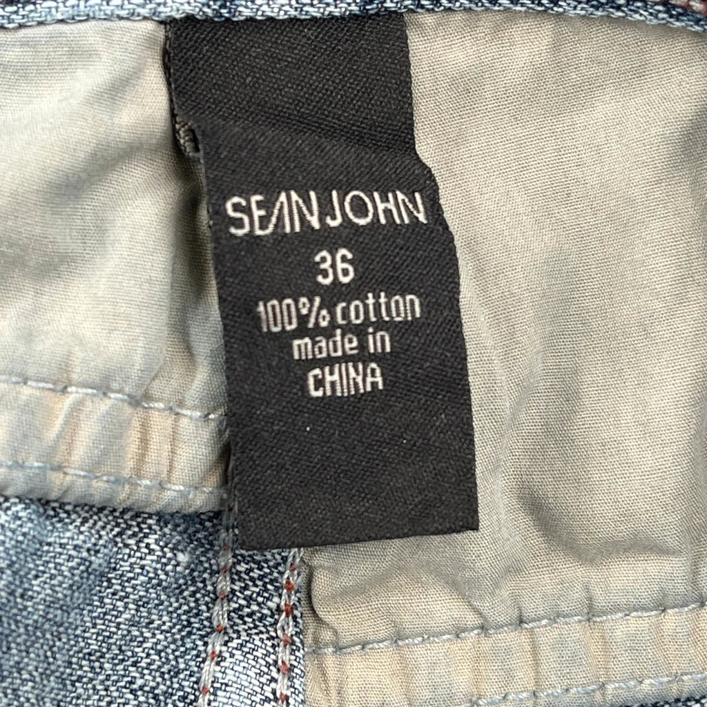 Sean John Jeans - 36W 32L Blue Cotton - Image 6