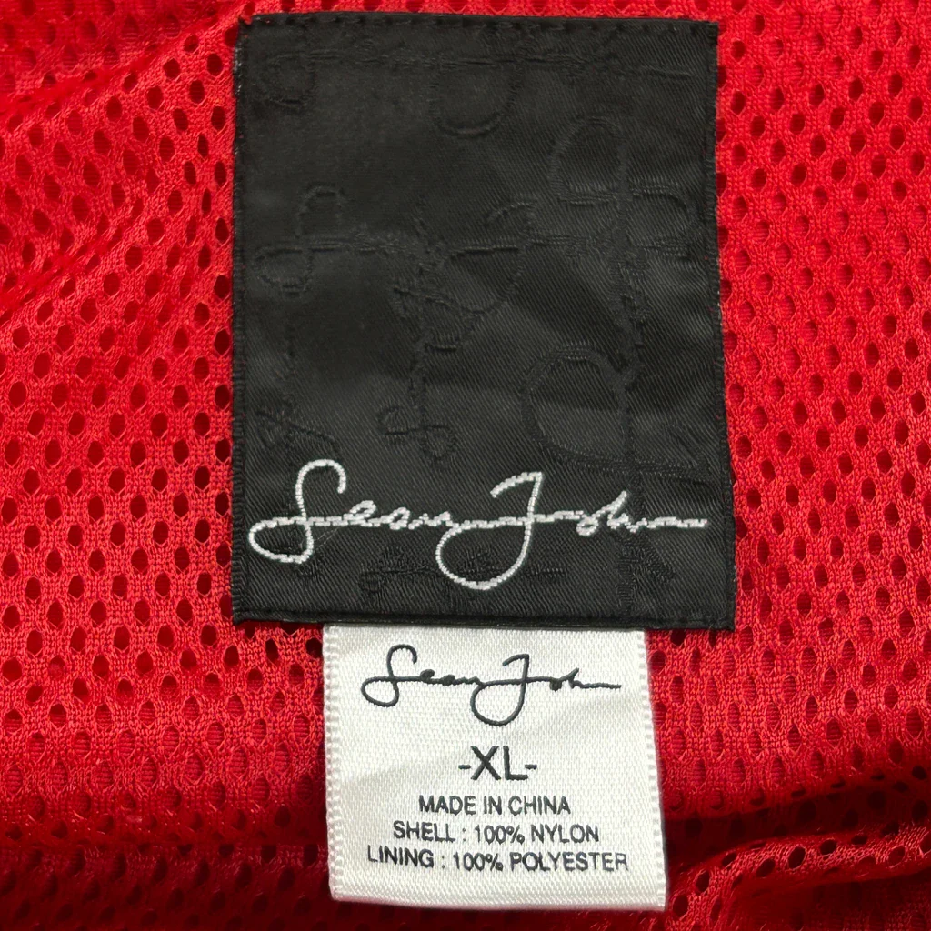 Sean John Windbreaker - XL Red Nylon - Image 3
