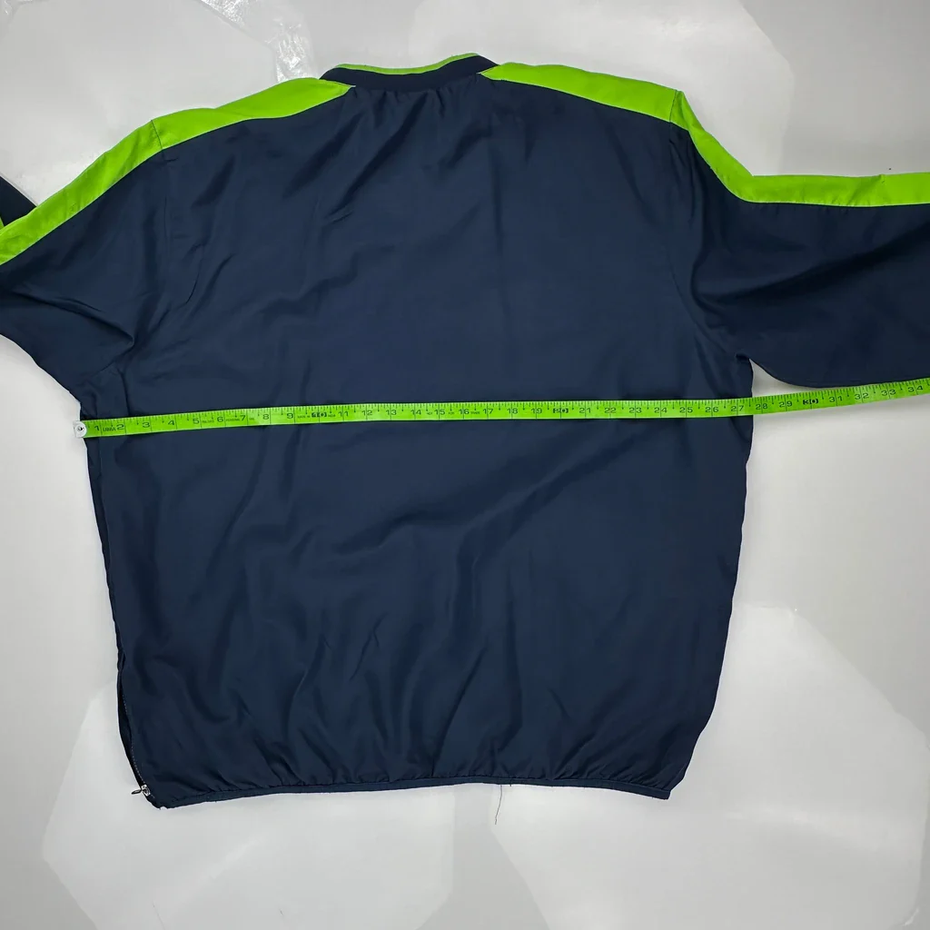 Seattle Seahawks Nfl Football Sweatshirt - XL Navy Polyester - Image 3