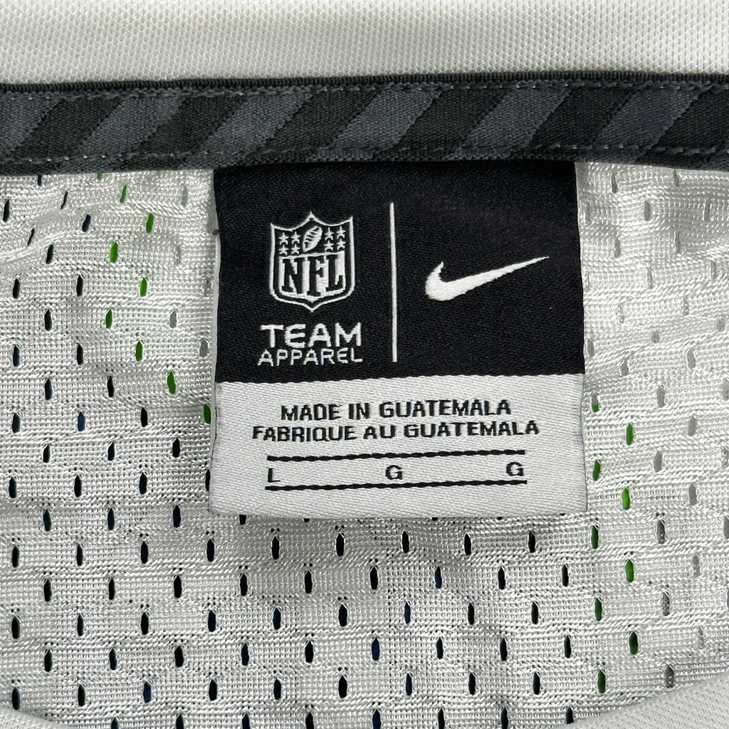 Seattle Seahawks Nike Nfl Jersey - Large White Polyester - Image 3
