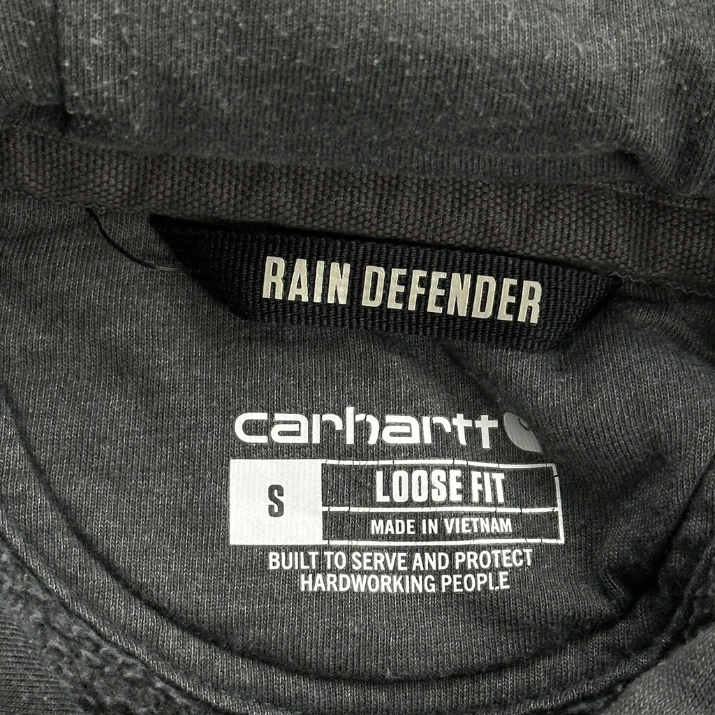 Seattle'S Foremost Riggers Carhartt Graphic Hoodie - Small Grey Cotton - Image 3