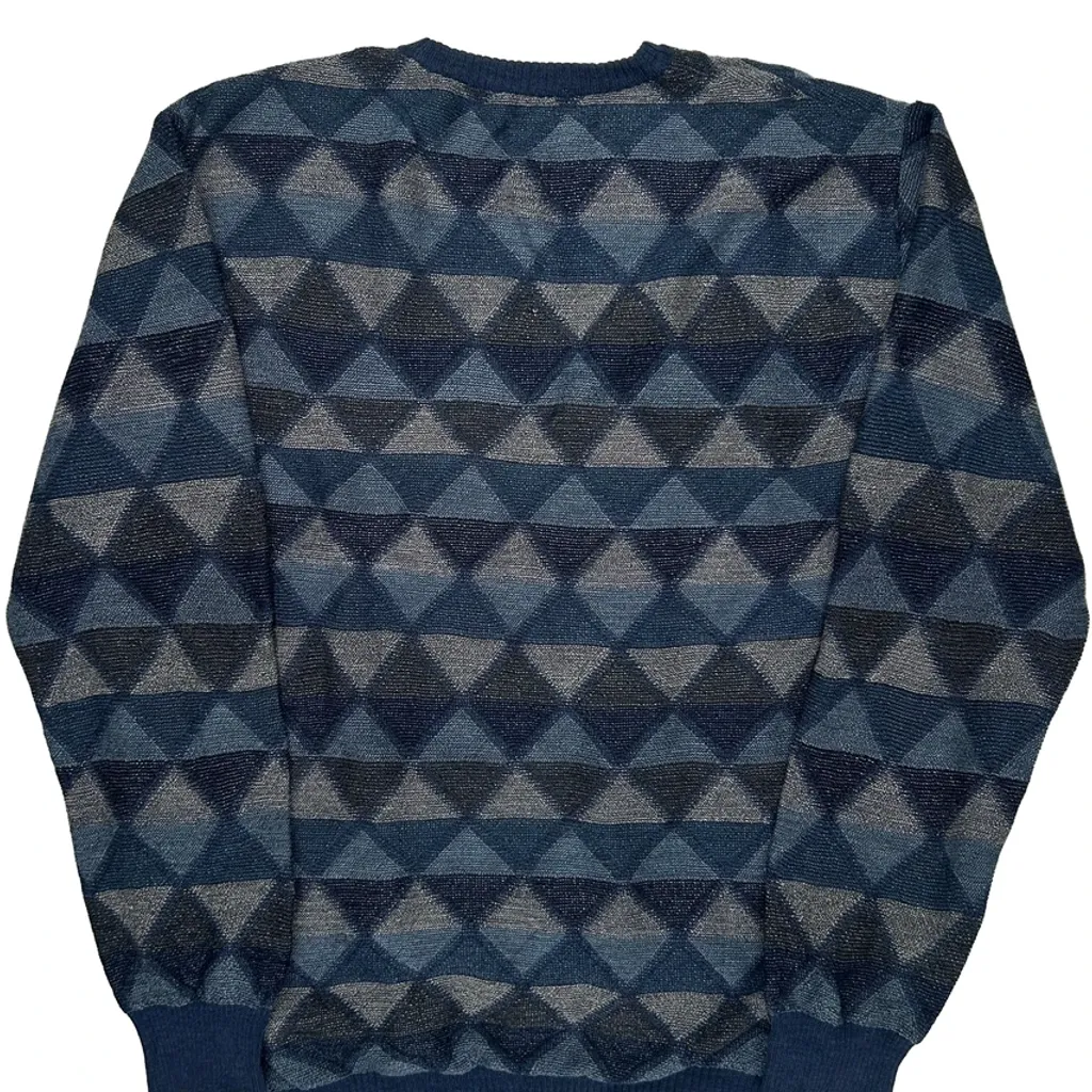Segreto Sweater - Large Blue Acrylic - Image 8