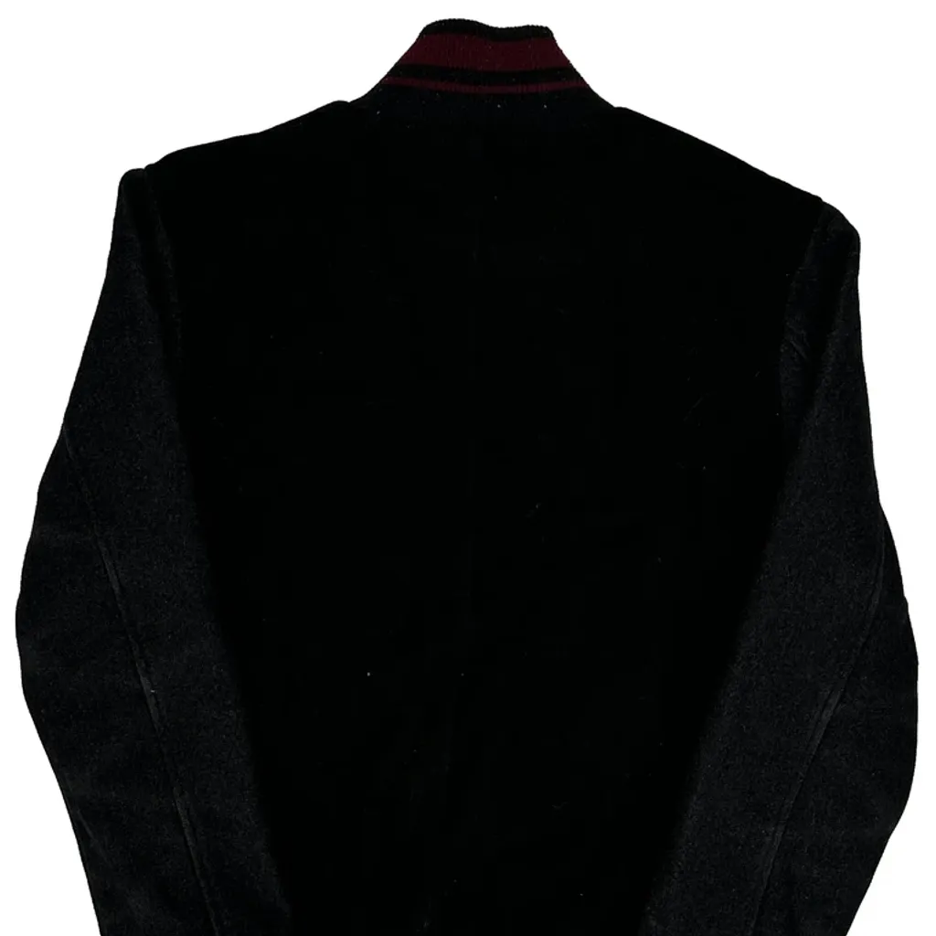 Selected Homme Varsity Jacket - Medium Black Wool Blend - Image 7