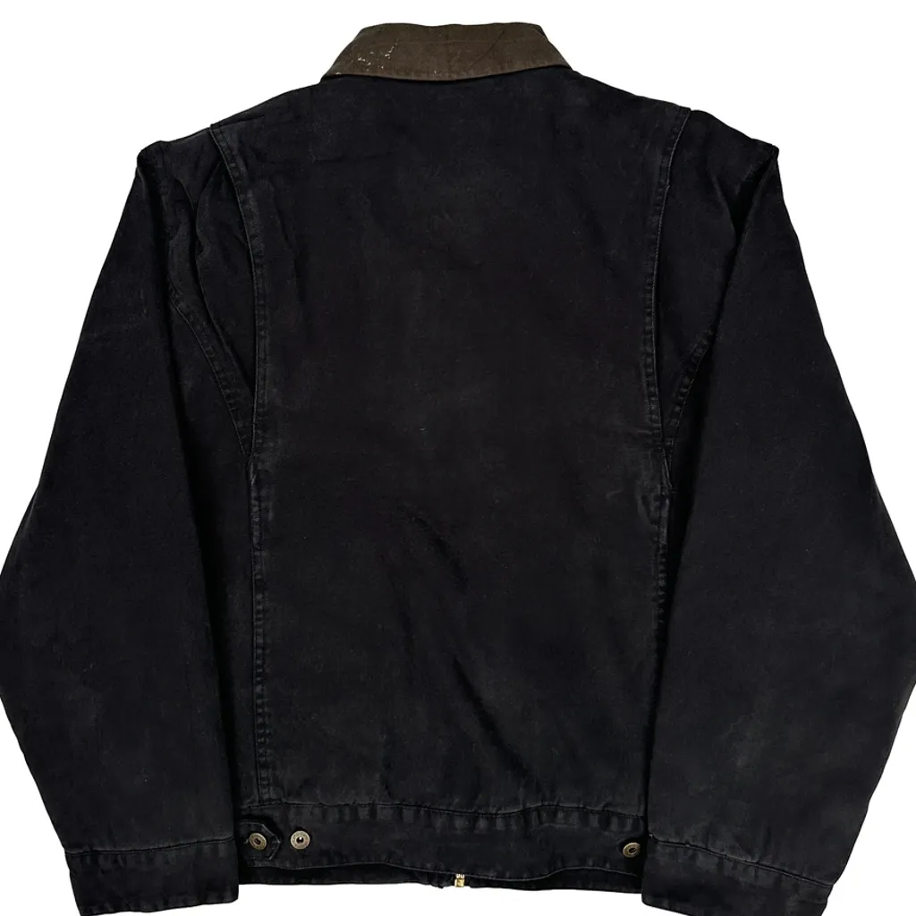 Sherpa Lined Dickies Detroit Chore Jacket - XL Black Cotton - Image 7