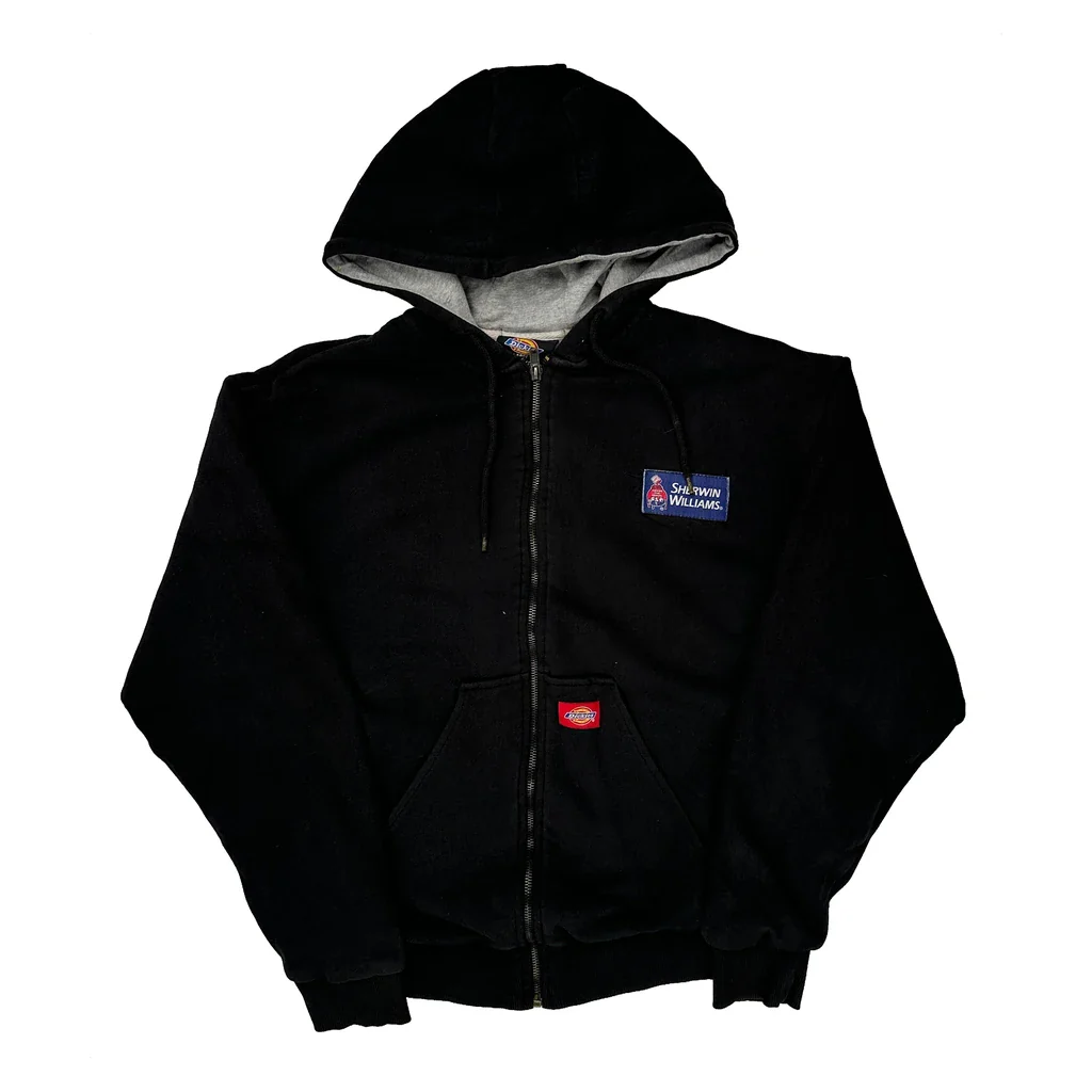 Sherwin-Williams Logo Dickies Hoodie - Large Black Cotton Blend