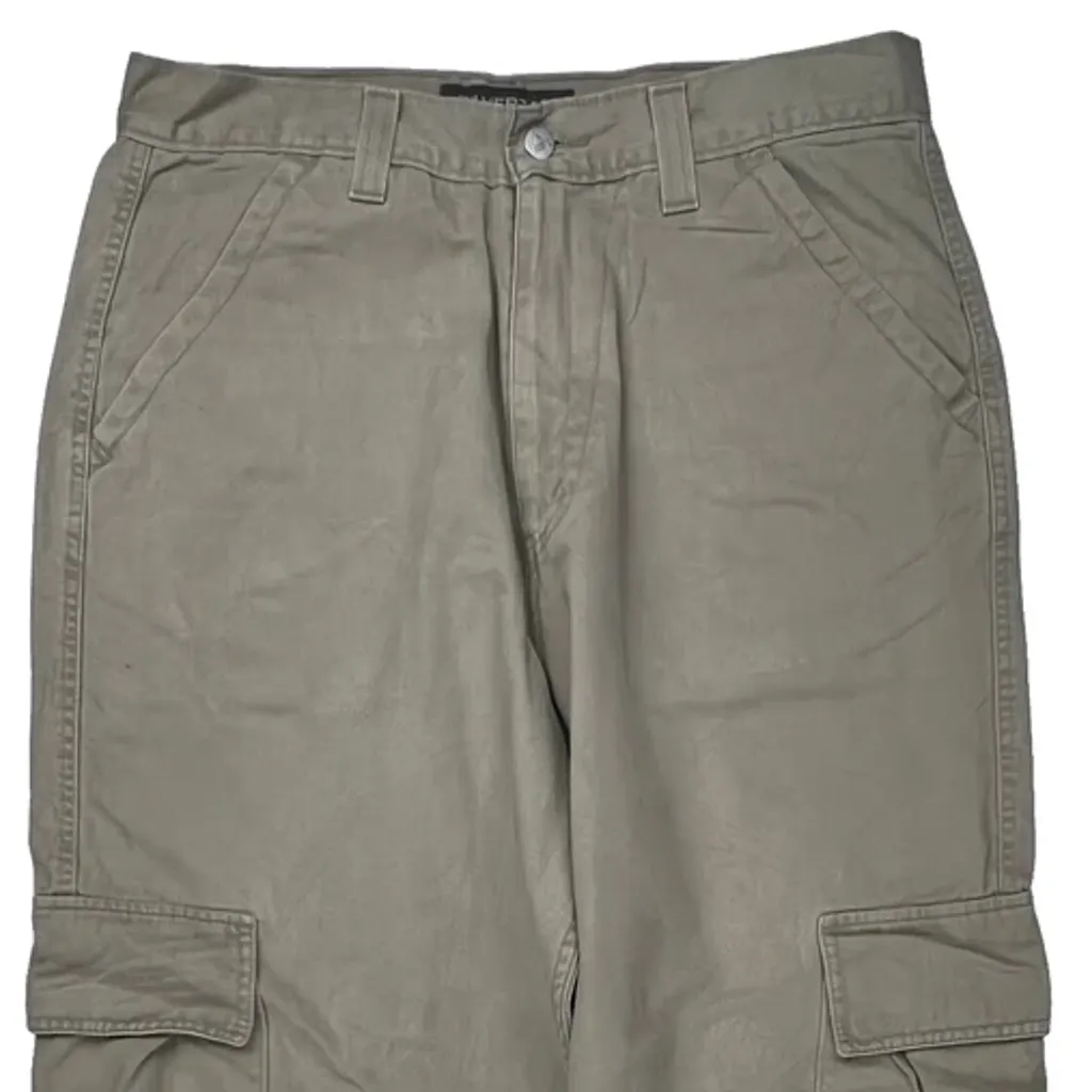 Silver Tab Levis Cargo Pants - 33W 30L Gray Cotton - Image 10