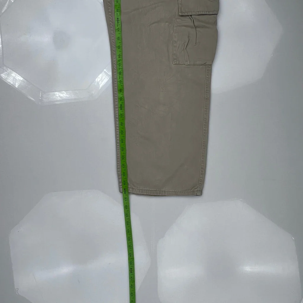 Silver Tab Levis Cargo Pants - 33W 30L Gray Cotton - Image 5