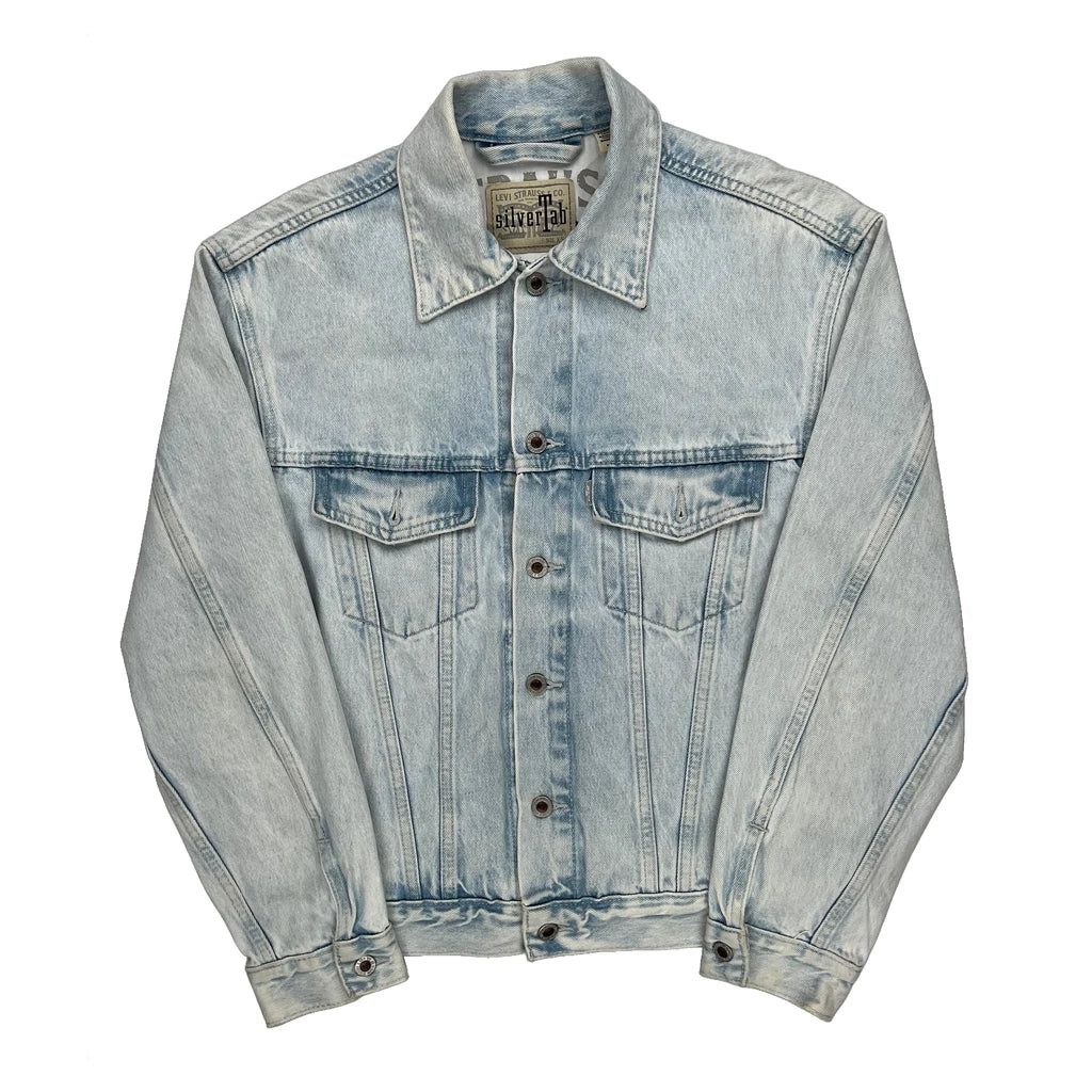 Silver Tab Levis Denim Jacket - XS Light Wash Denim