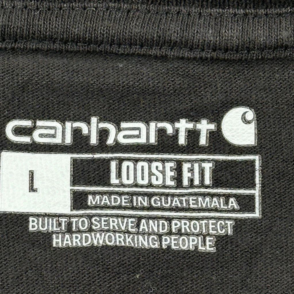 Since 1889 Carhartt Graphic Long Sleeve T-Shirt - Large Black Cotton - Image 3