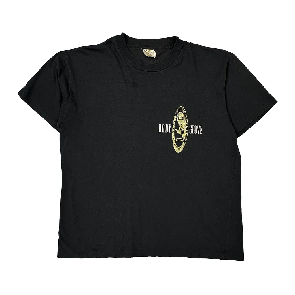 Since 1953 Body Glove Single Stitch T-Shirt - Small Black Cotton