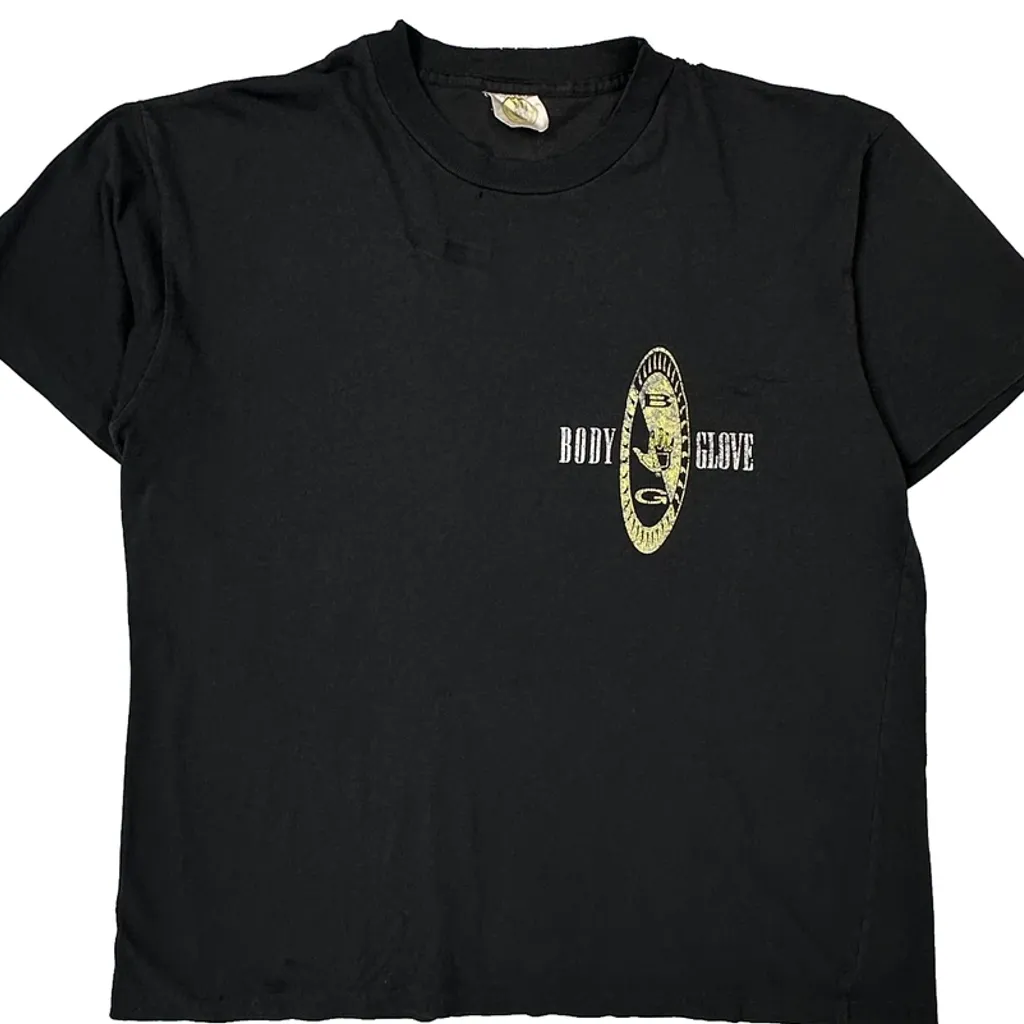Since 1953 Body Glove Single Stitch T-Shirt - Small Black Cotton - Image 4