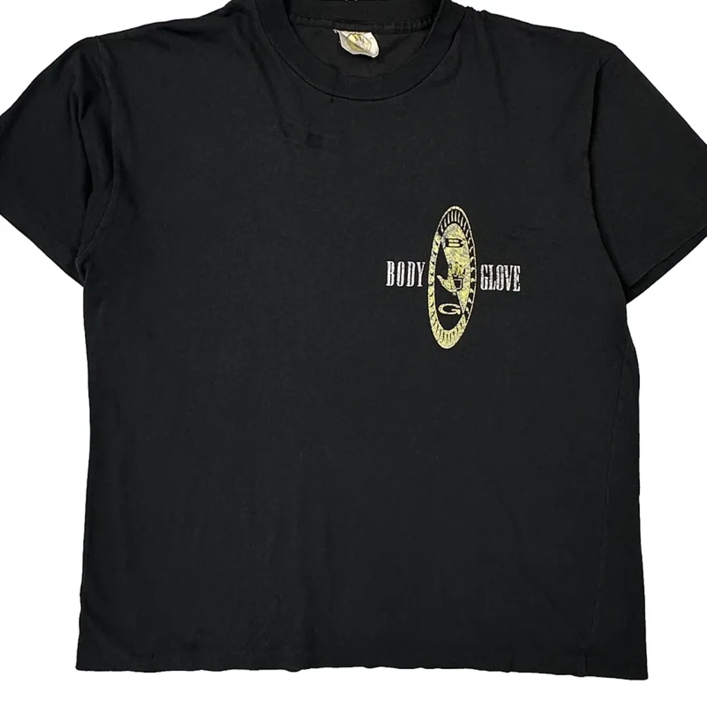 Since 1953 Body Glove Single Stitch T-Shirt - Small Black Cotton - Image 5