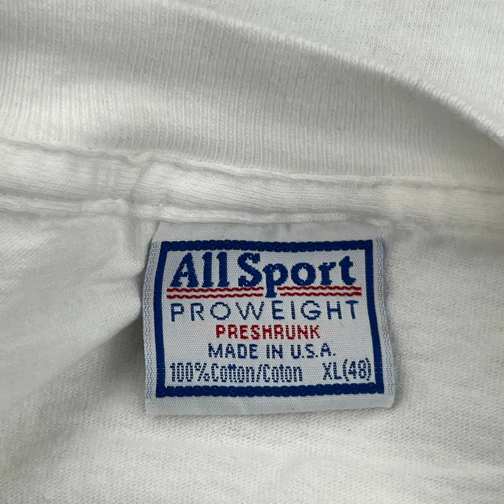 Sister Lakes Nightlife All Sport Graphic T-Shirt - XL White Cotton - Image 3