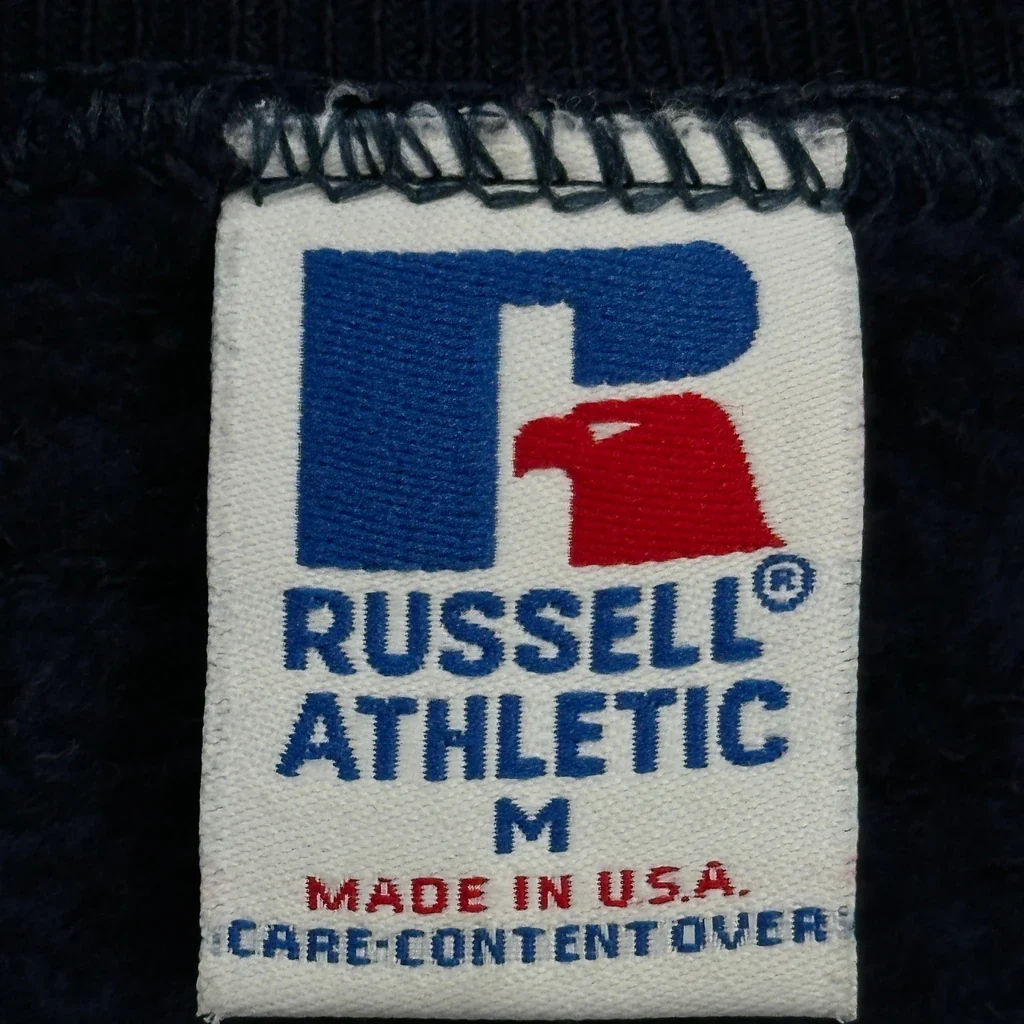 Siu Russell Athletic College Sweatshirt - Medium Navy Cotton - Image 3