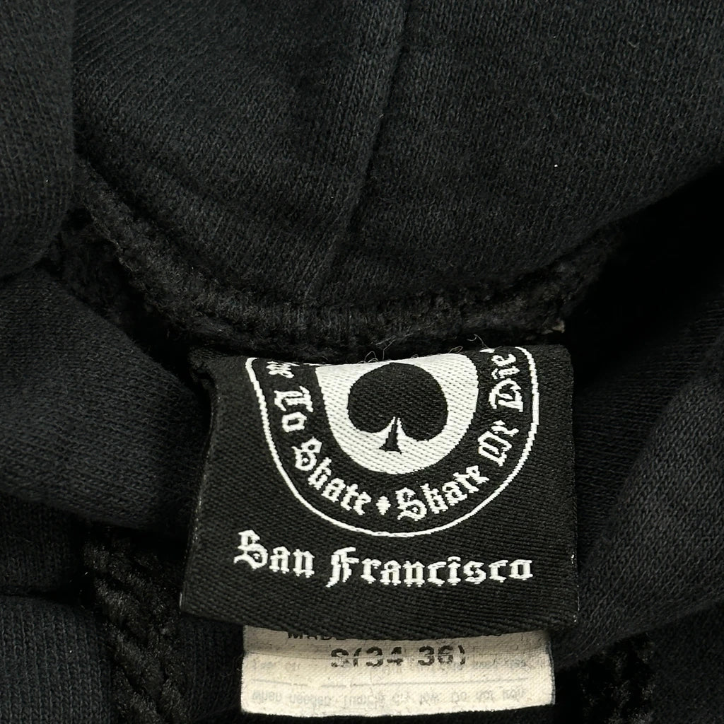 Skateboarding Thrasher Graphic Hoodie - Medium Black Cotton Blend - Image 3