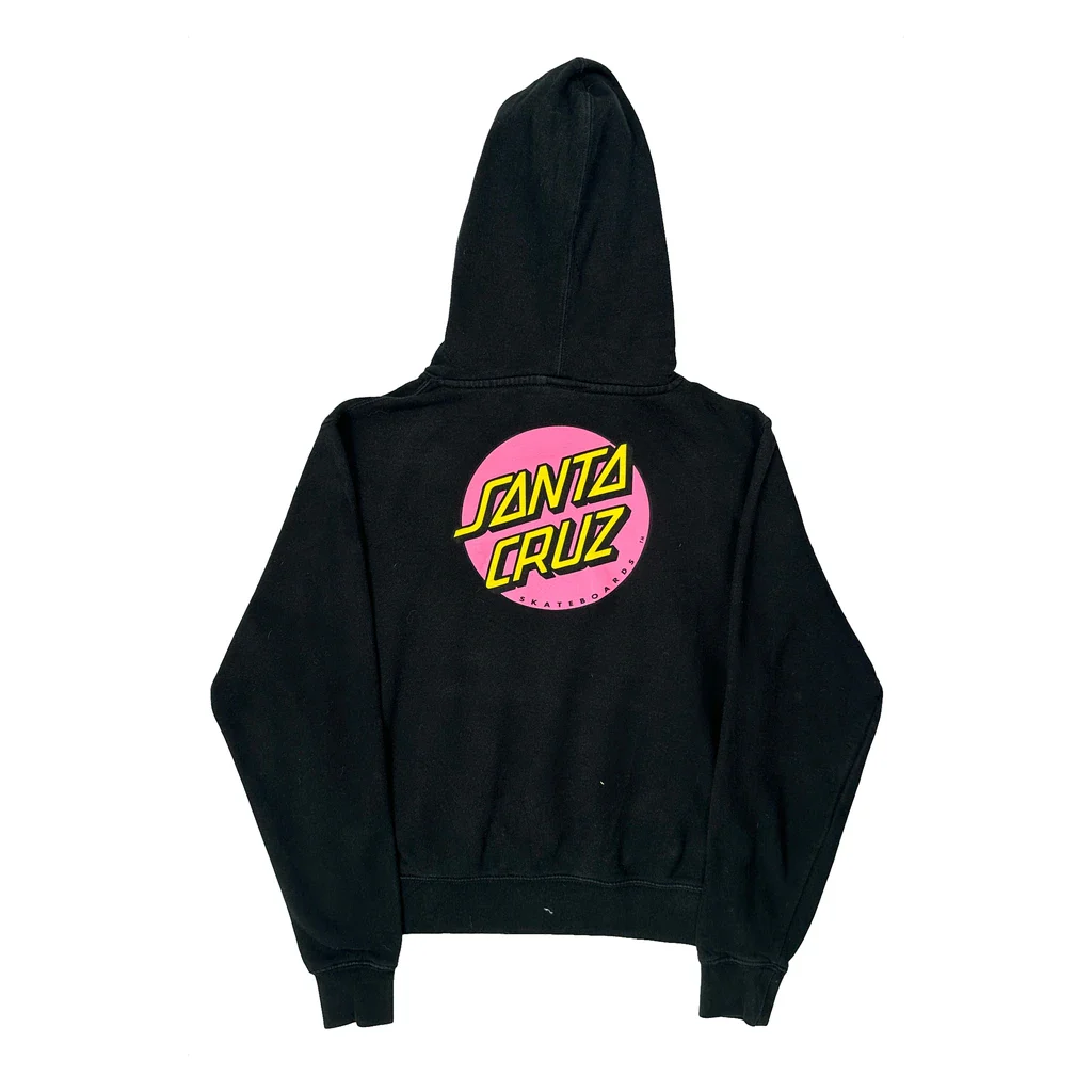 Skateboards Santa Cruz Hoodie - Small Black Cotton - Image 2