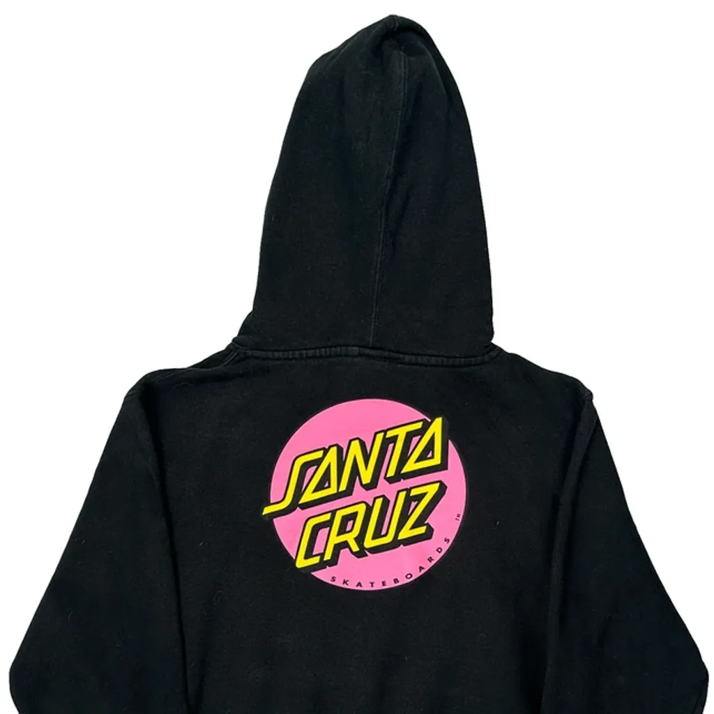 Skateboards Santa Cruz Hoodie - Small Black Cotton - Image 6