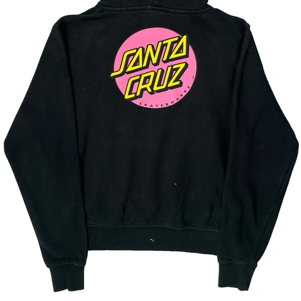Skateboards Santa Cruz Hoodie - Small Black Cotton - Image 7