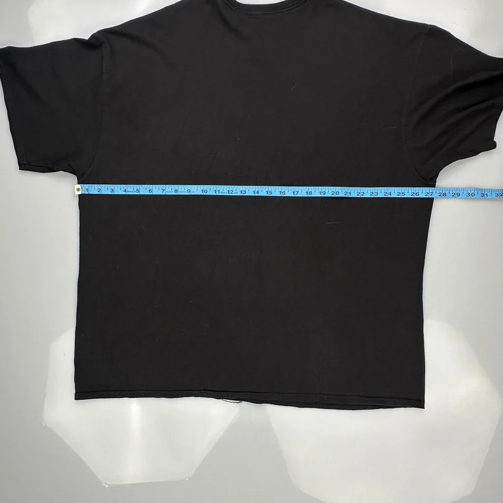 Skull Design Unbranded Graphic T-Shirt - 2XL Black Cotton - Image 3