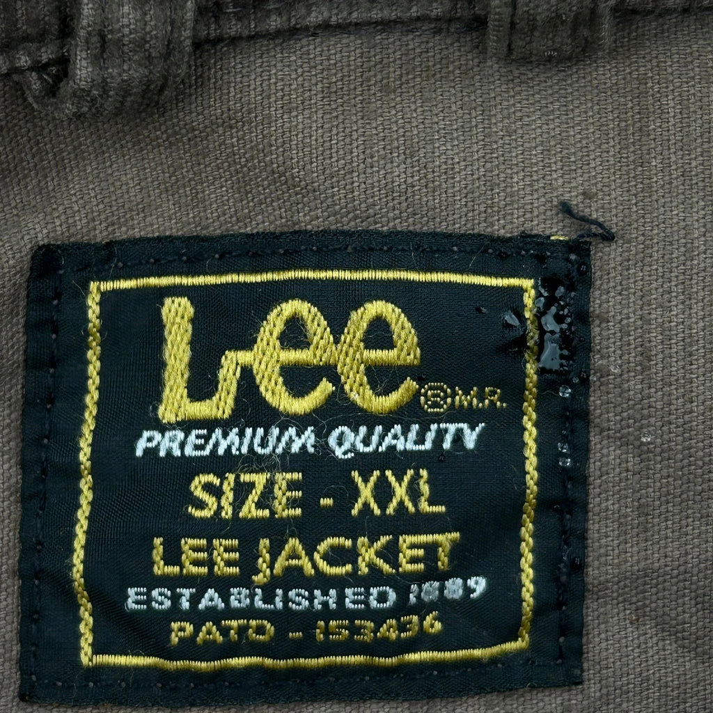Slim Lee Trucker Cord Jacket - 2XL Brown Cotton - Image 3