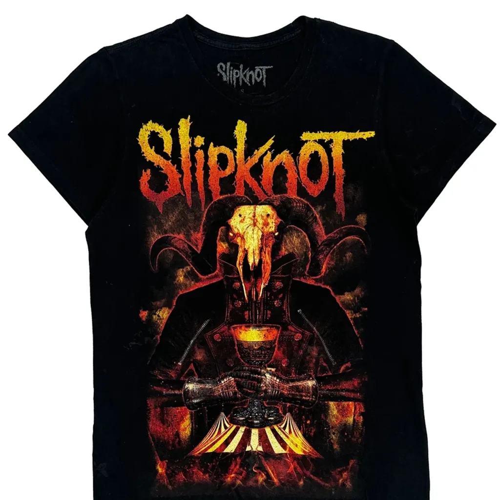 Slipknot Band T-Shirt - Small Black Cotton - Image 4