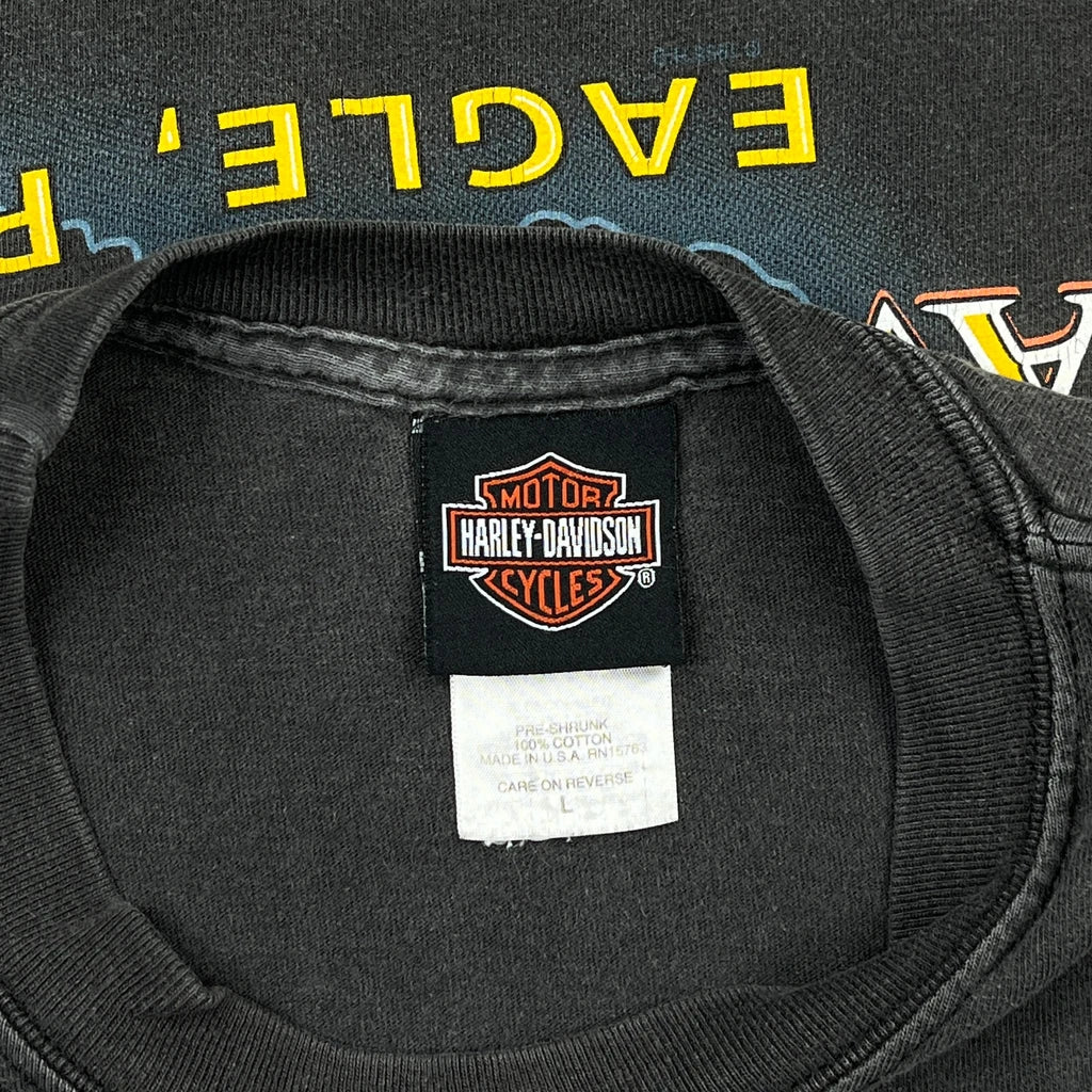 Smaltz'S Harley Davidson Harley Davidson Graphic T-Shirt - Large Black Cotton - Image 3