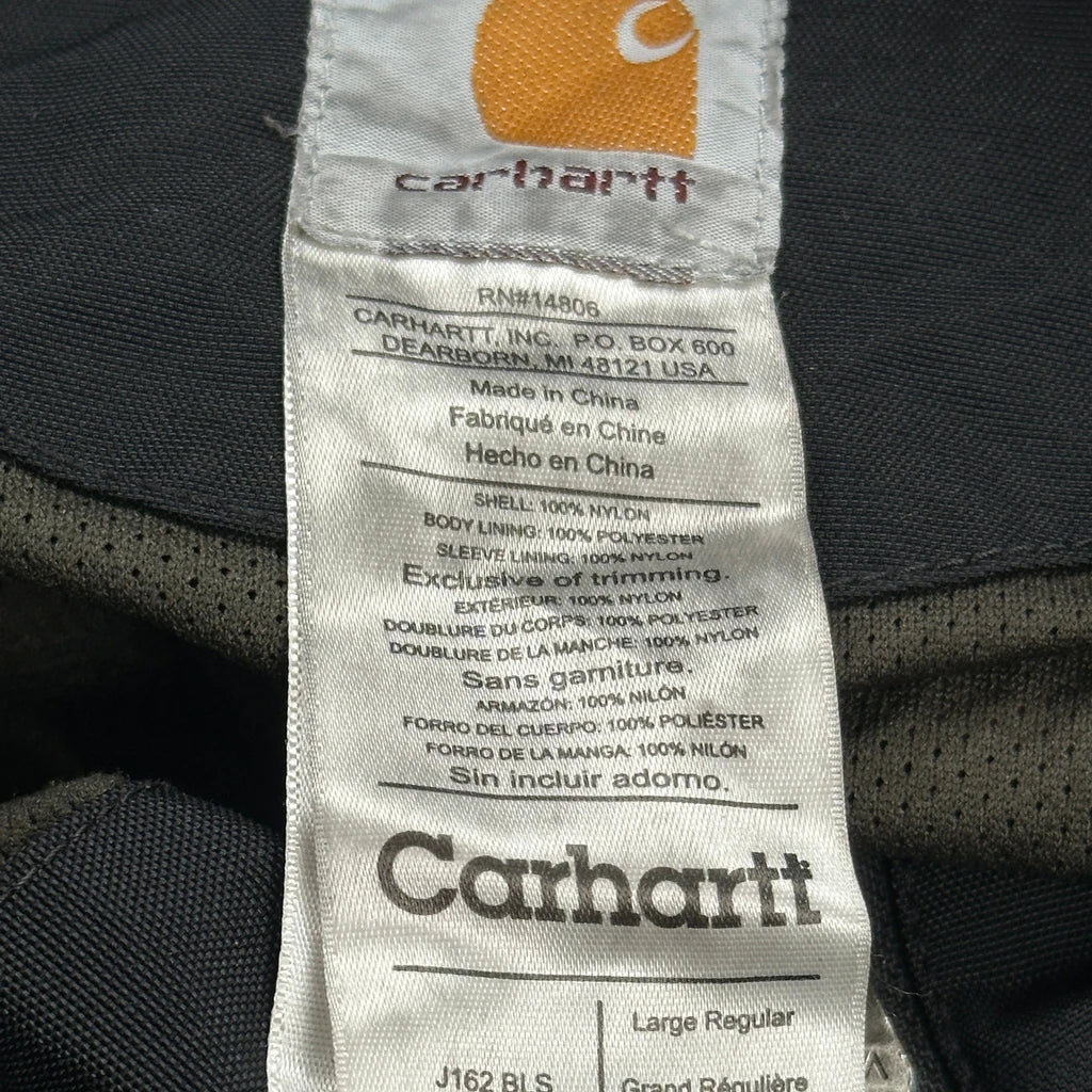 Smith Valley Fire Dept. Carhartt Jacket - Large Blue Nylon - Image 3