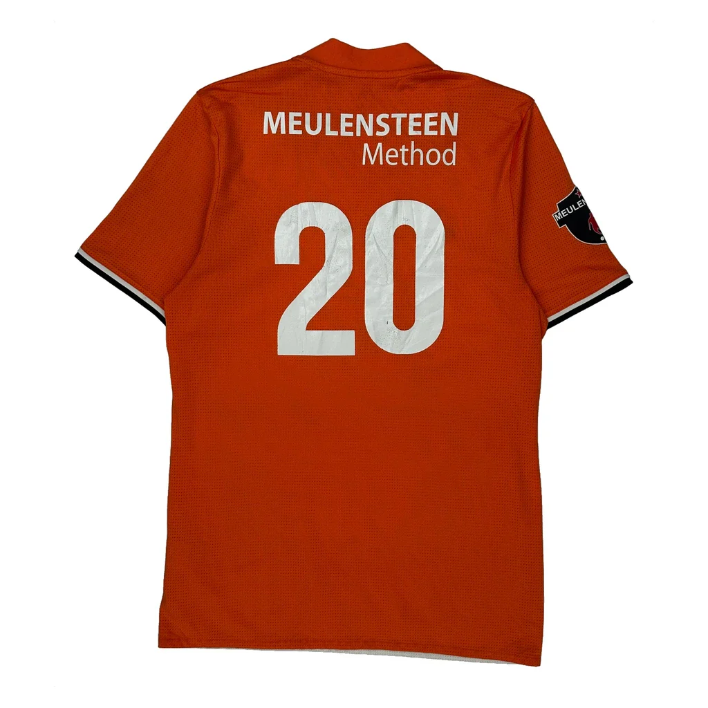 Soccer Club Of Rockford Adidas Football Shirt - Large Orange Polyester - Image 2