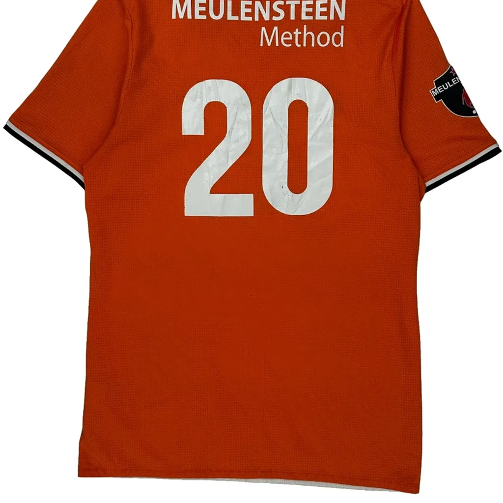 Soccer Club Of Rockford Adidas Football Shirt - Large Orange Polyester - Image 6